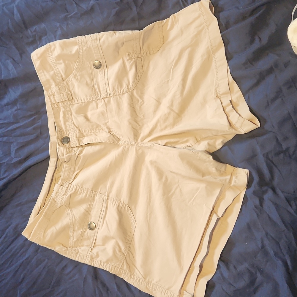 Lane Bryant khaki shorts